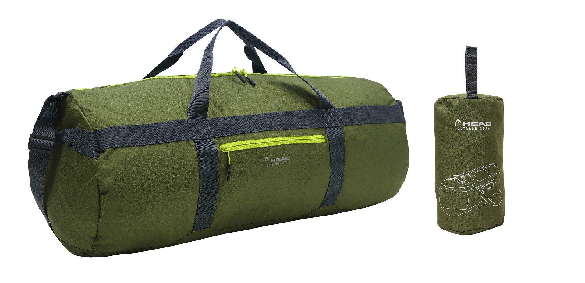 Bolso Outdoor Pumiri 60 Compactable Verde Head  -0