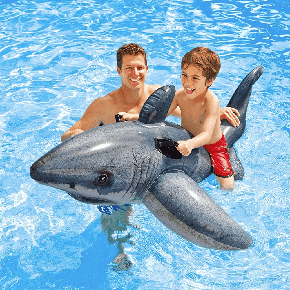 Flotador Inflable Tiburón Realista 173x107Cm Shark-2
