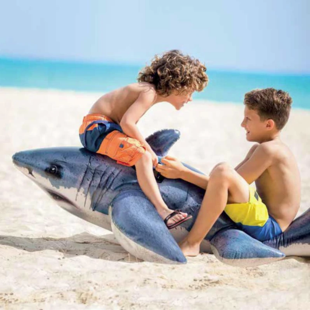 Flotador Inflable Tiburón Realista 173x107Cm Shark-3