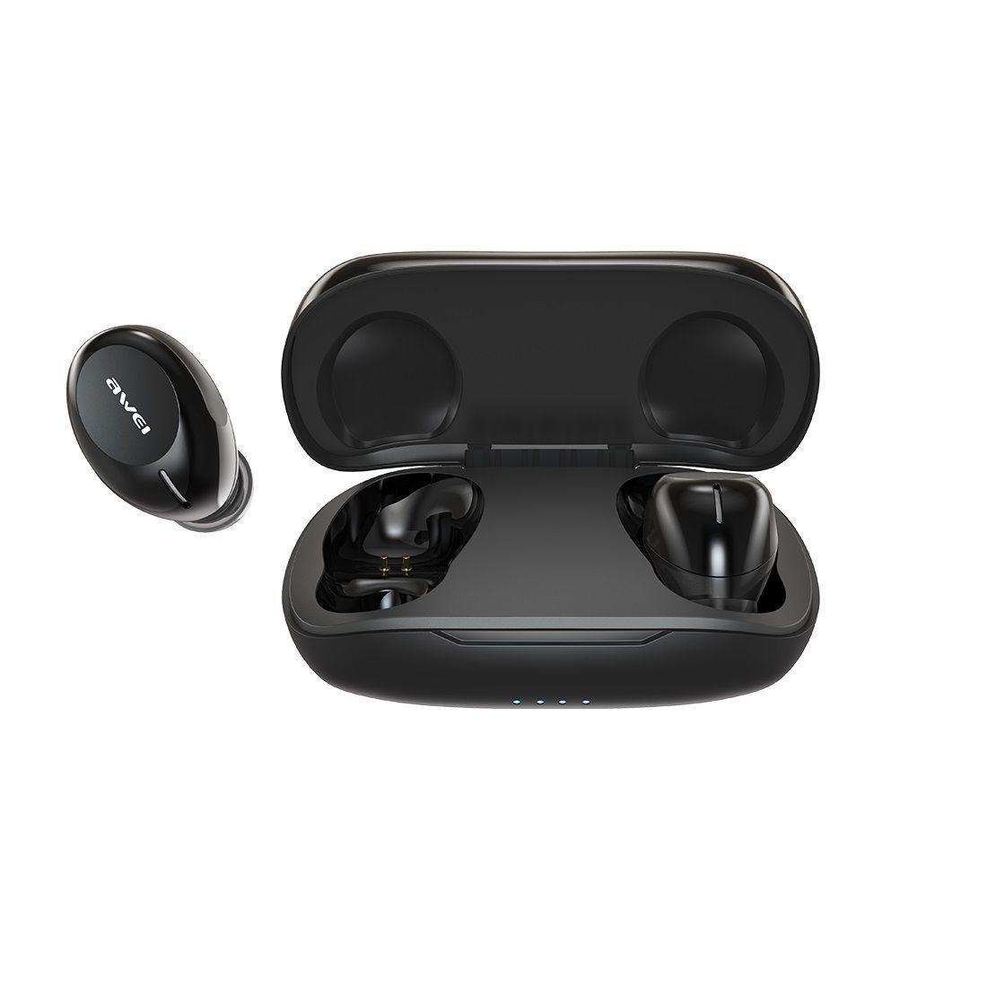Audífonos Bluetooth Awei T20 TWS con caja de carga-2