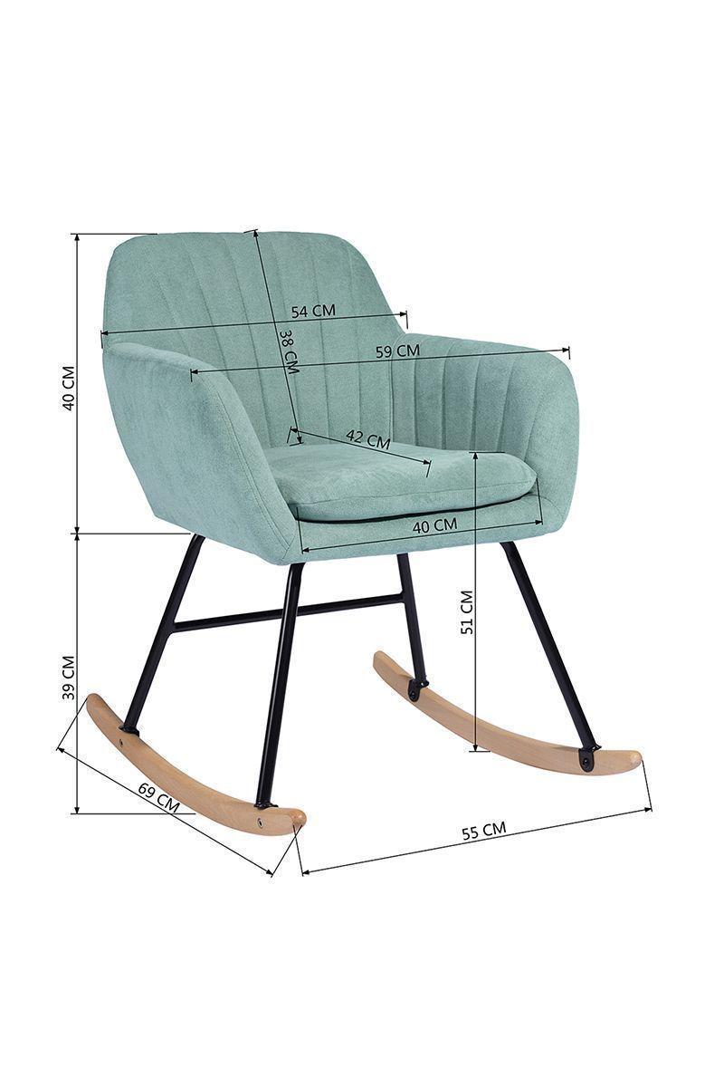 Silla Mecedora Sitial Celeste-2