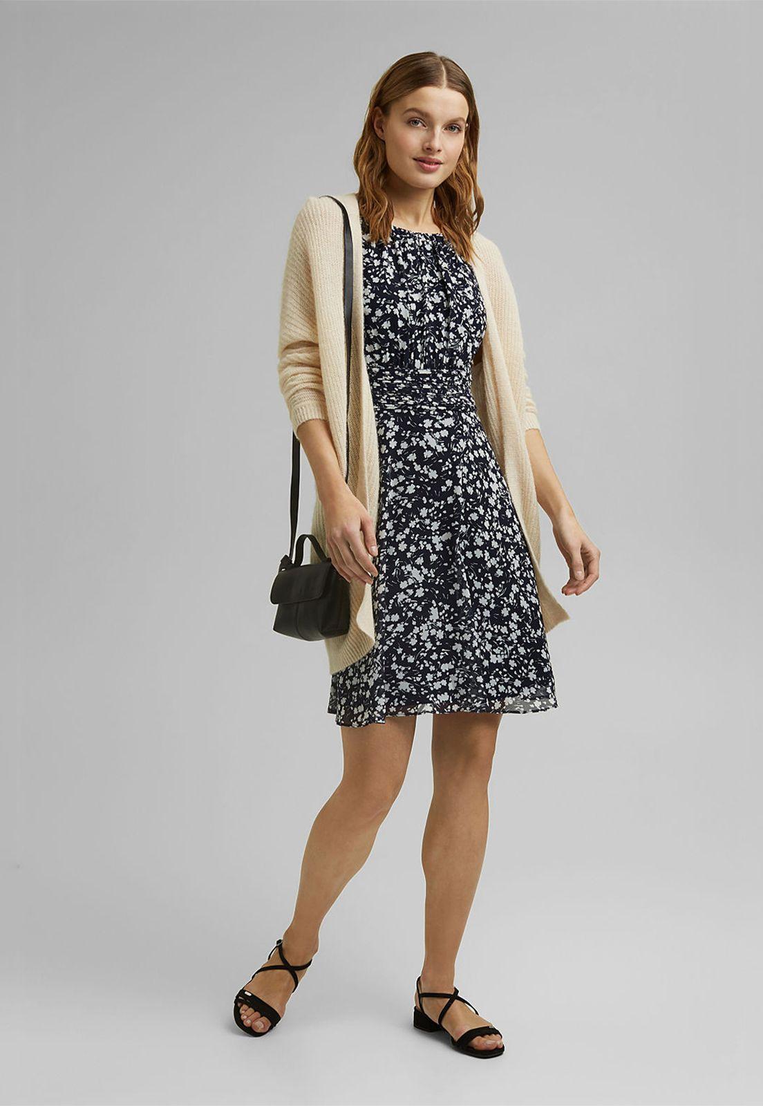 Vestido Con Cintura Fruncida Esprit-2