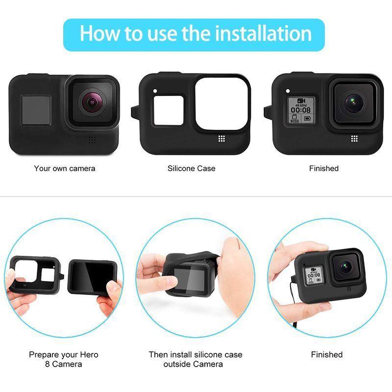 Funda Protectora De Silicona Gopro Hero 8-1