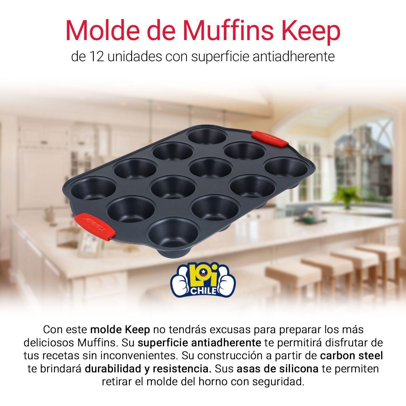 Molde para 12 Muffins Keep-1