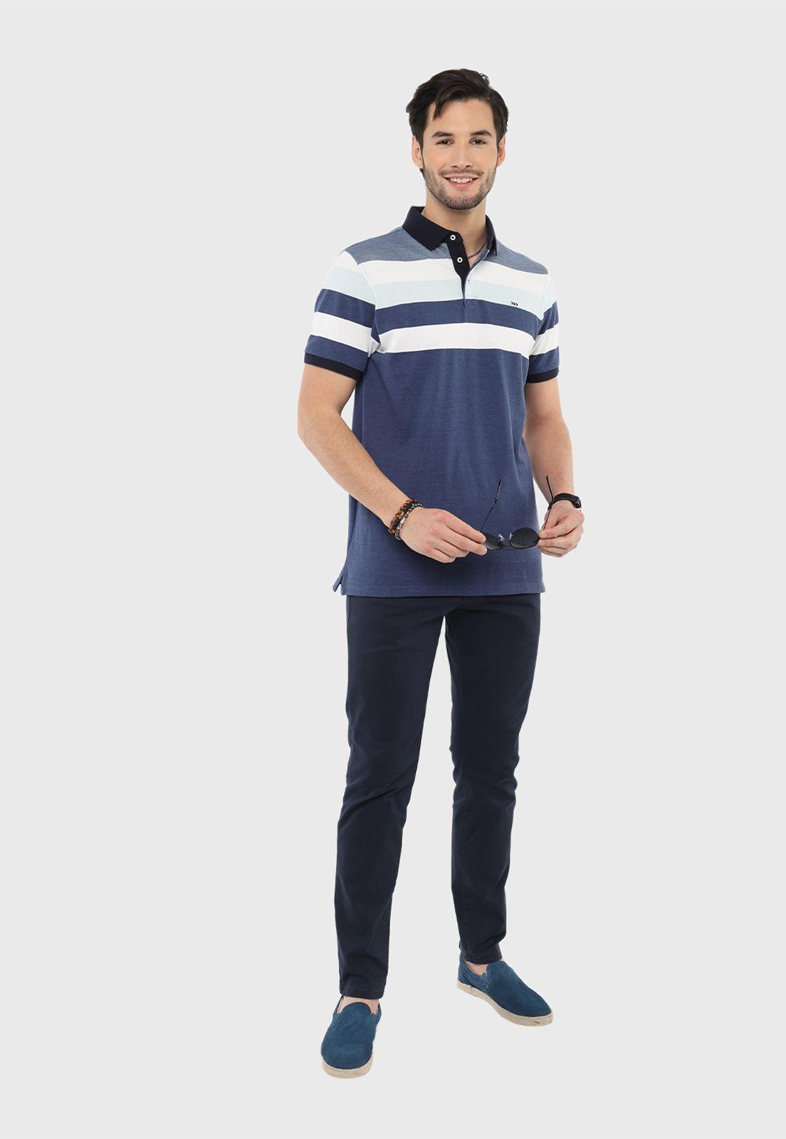 Polera Piqué Con Rayas Arrow-3