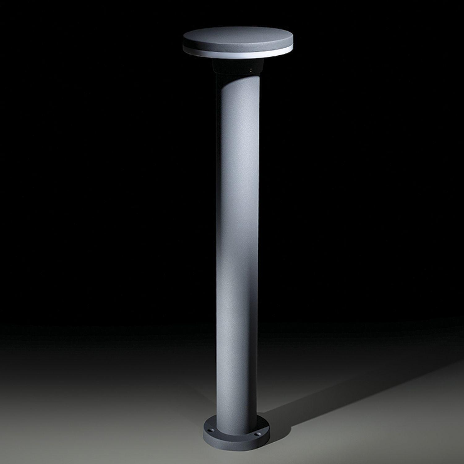 Apliqué LED Exterior Piso 60cm Gris 9W-76