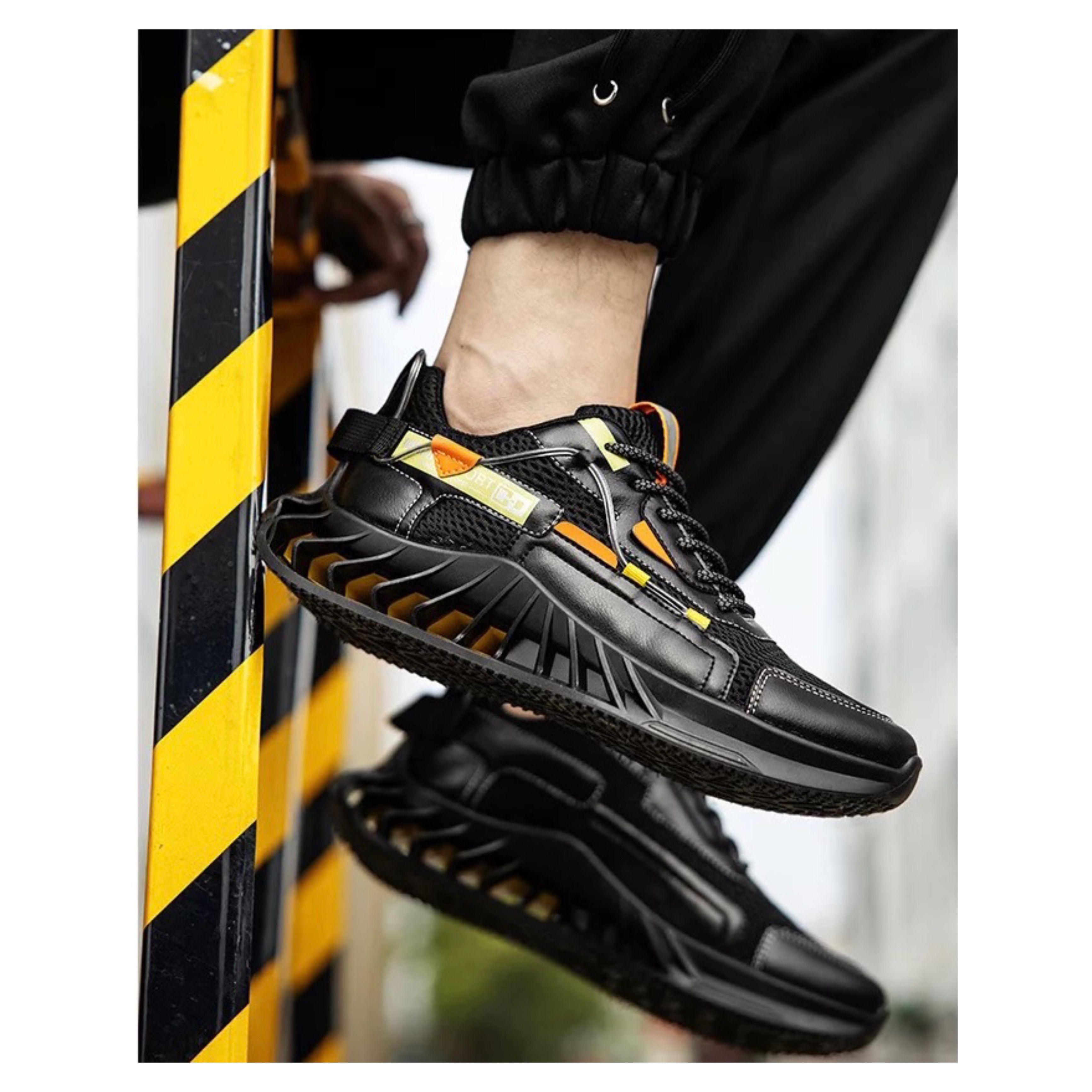 Zapatilla Urbana Tracker Man Hombre Negra-1