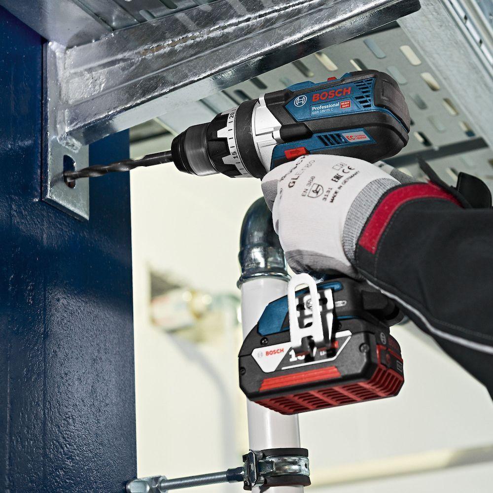 Taladro Atornillador 18V GSR 180-Li + Bateria 2Amp + Cargador + Maletin X-Line 34 Piezas Bosch-5