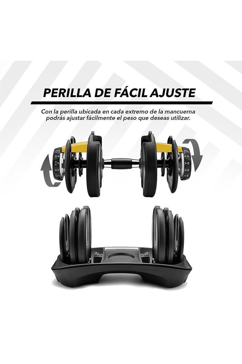 Pack Trotadora Home A8050 + Mancuerna Ajustable 24 kg Negro-4