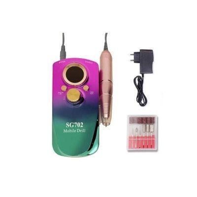 Pulidor Uñas Sg-702 Profesional Recargable Rosa-2