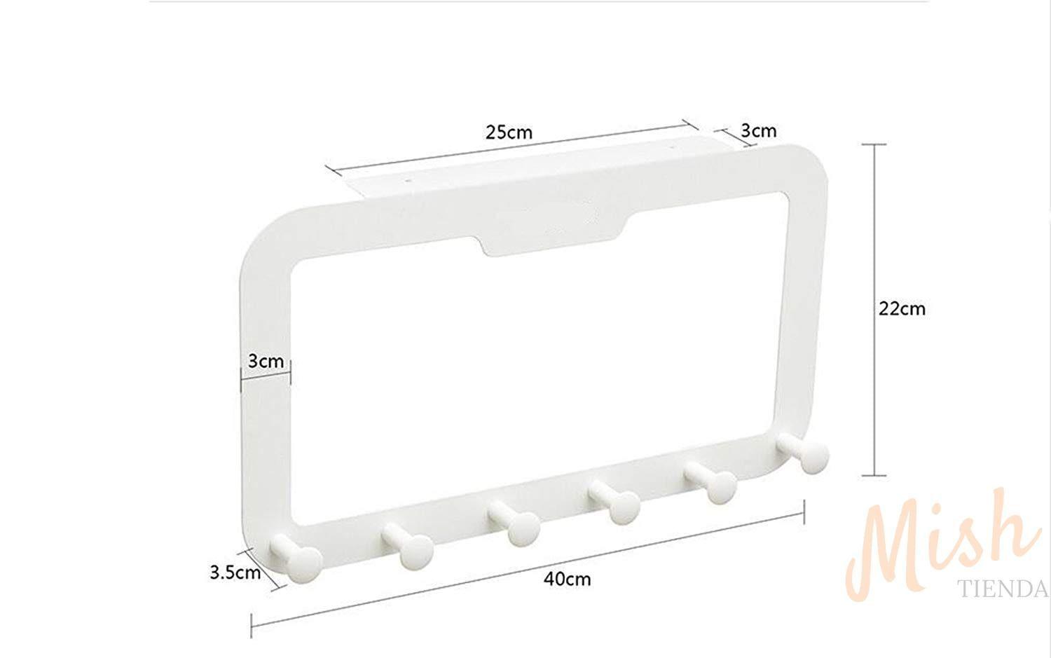 Colgador con Ganchos Para Puertas Multiuso-1