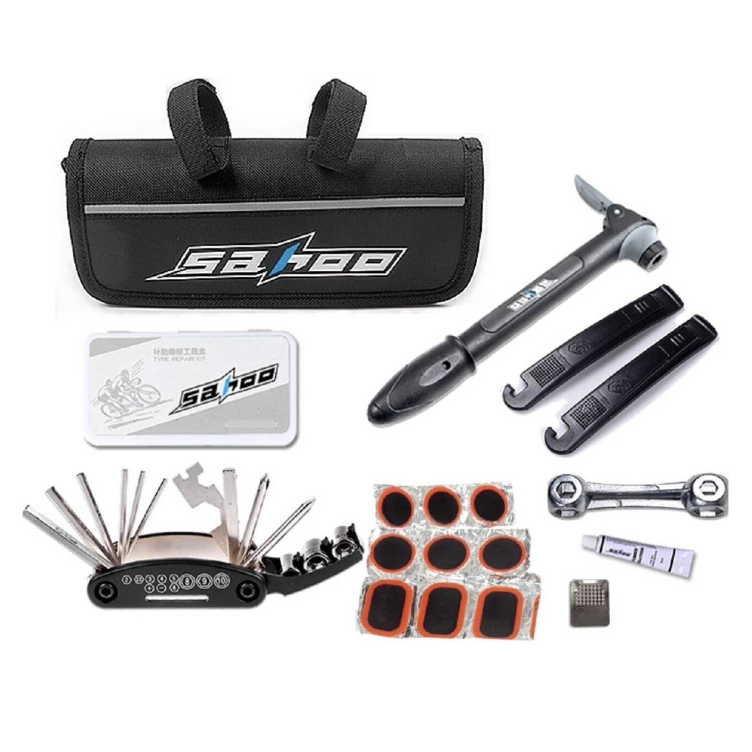 Set De Herramientas Para Bicicletas Kit Herramienta con Parches-0