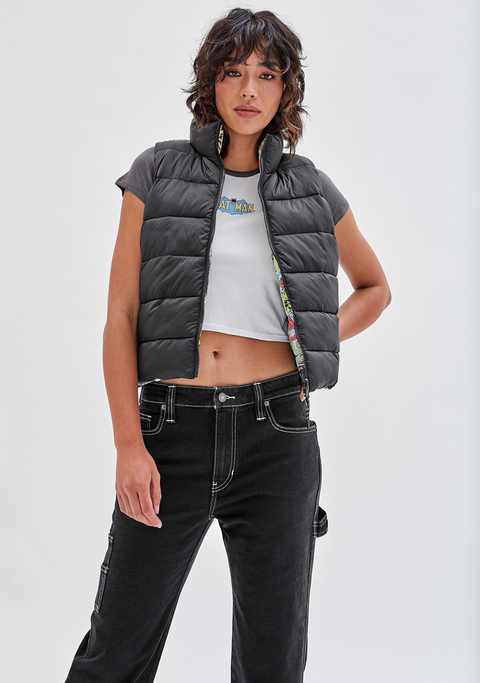 Chaqueta Guess Go Batman Reversiblet JBLK NEGRO-1