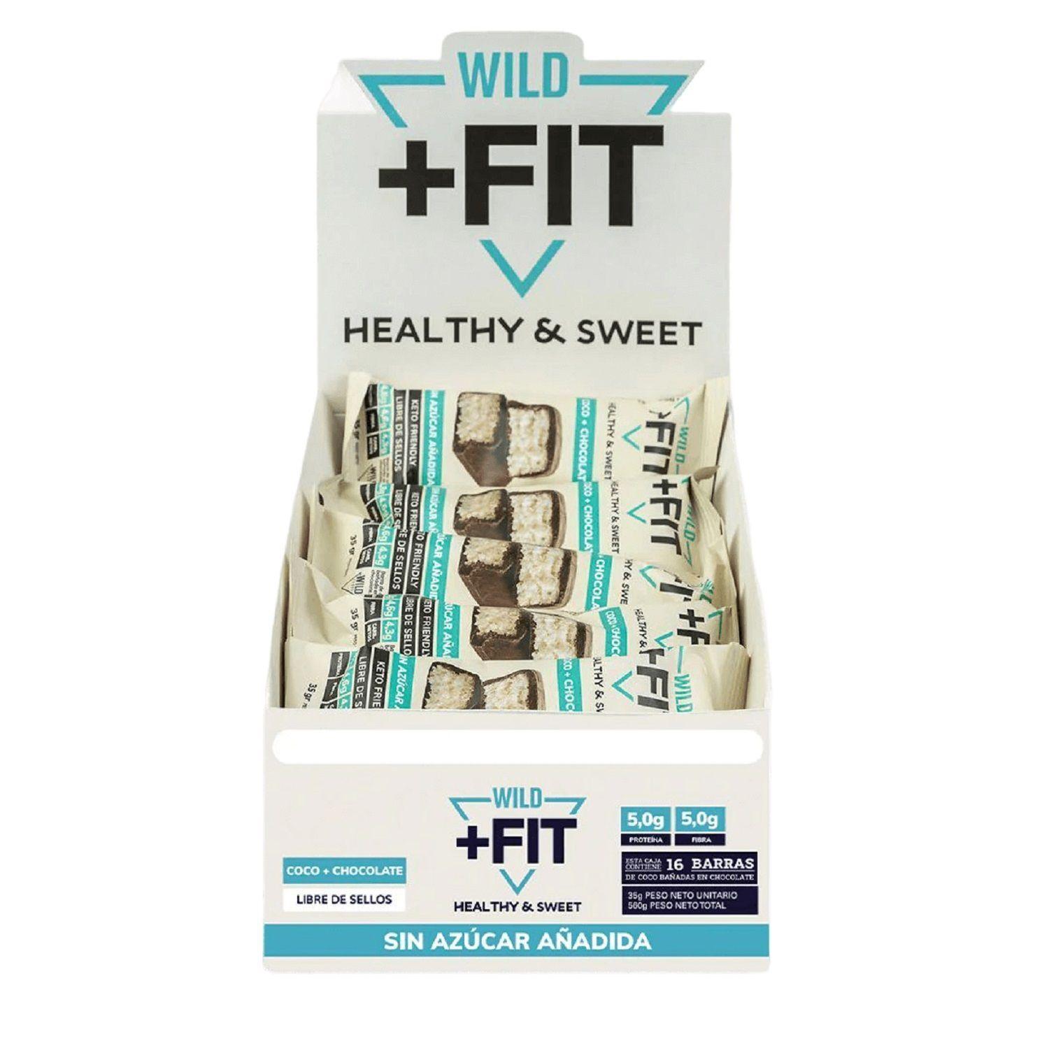 Wild Fit 16 unidades – Coco + Chocolate 5 grs-0