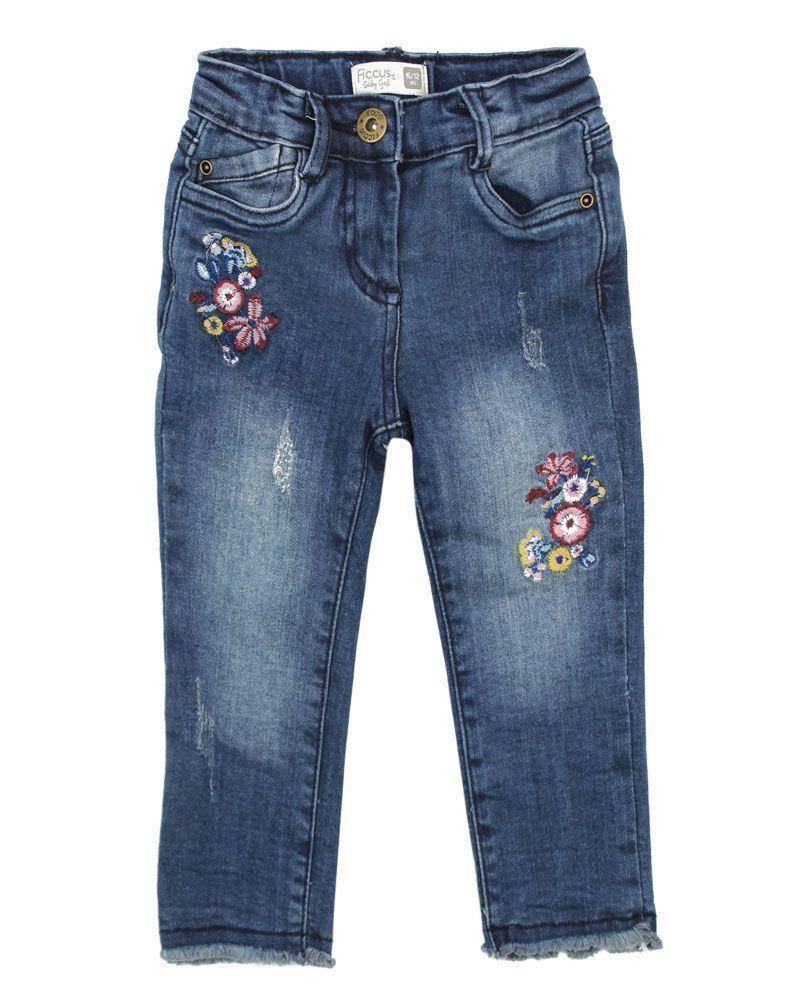 Jeans Bebé Niña Skinny Origen Ficcus-0