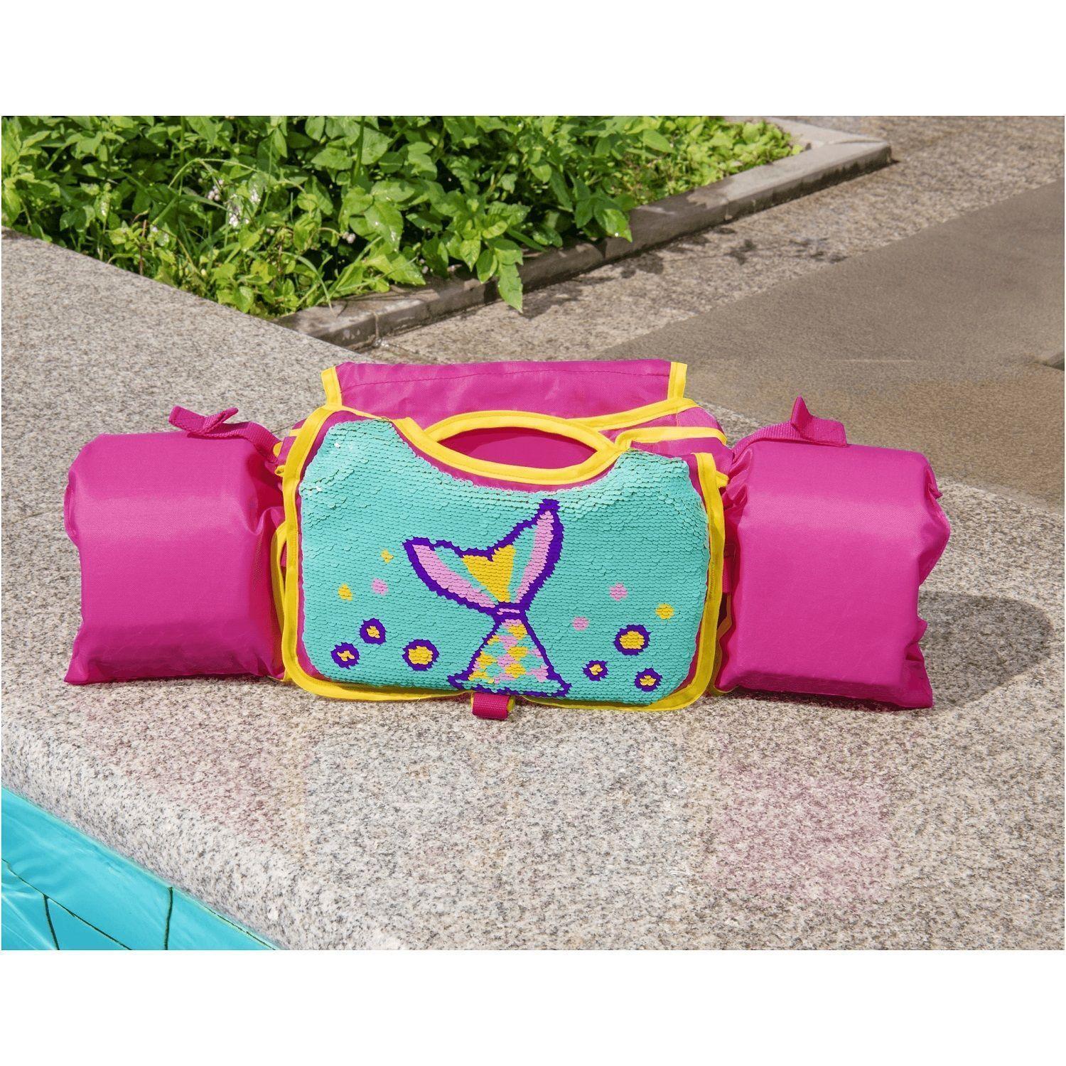 Salvavidas Alitas Lentejuelas – Sirena-1