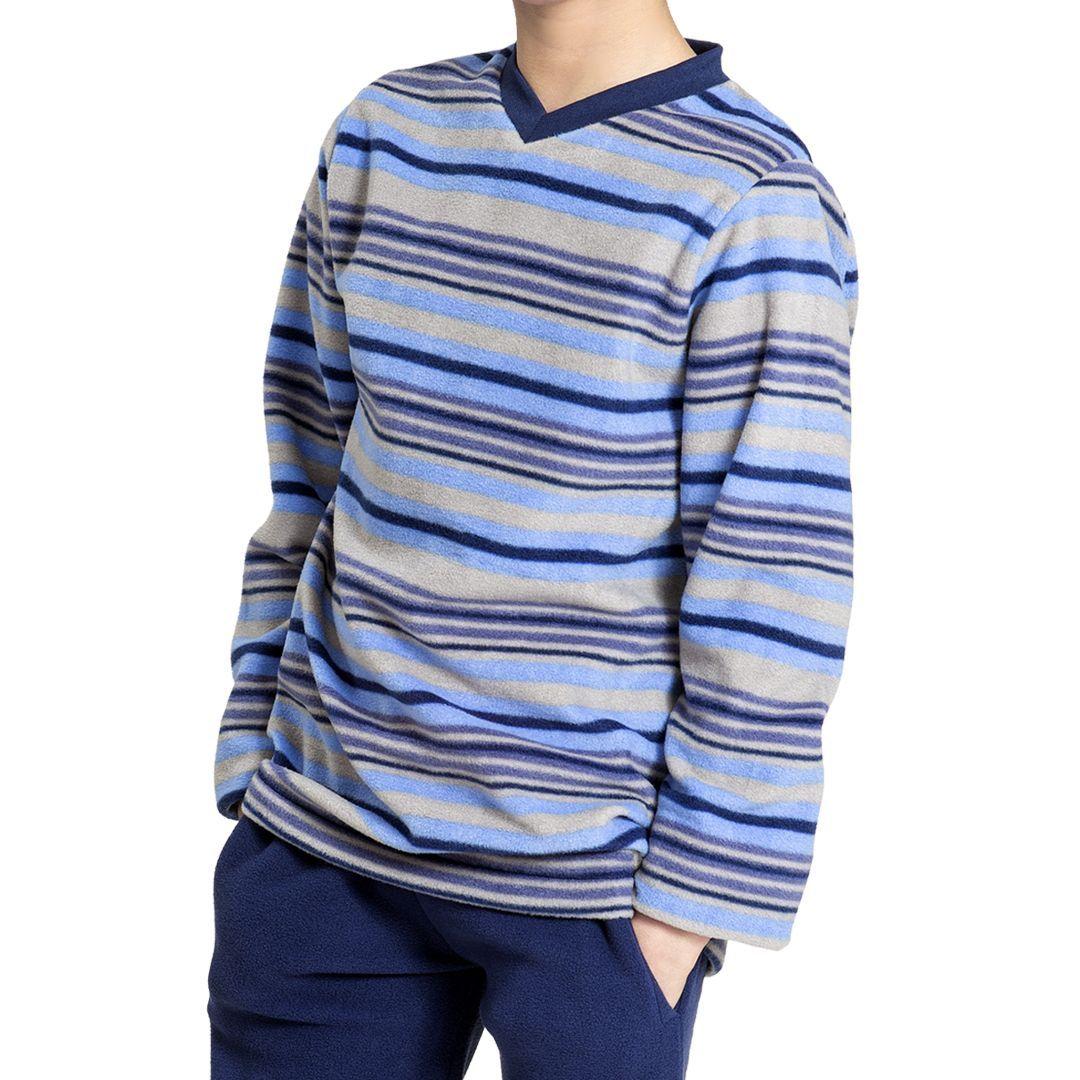 Pijama Mon Amour micropolar 31645G Azul-1