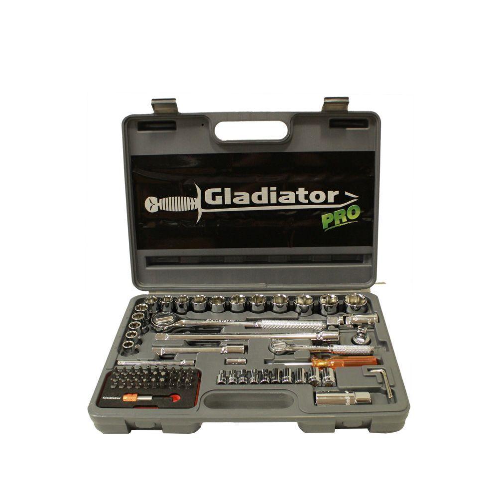 Juego De Dados 1/2"-1/4" Metrico Con Acc Jt 870K-1