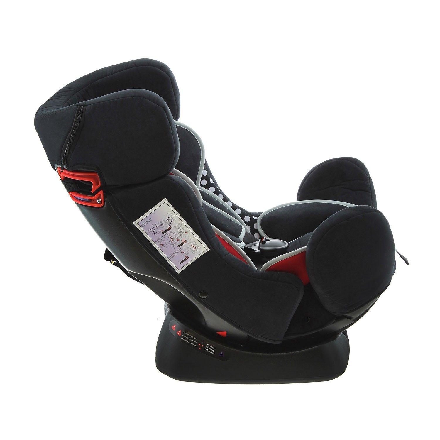 Butaca De Auto Baby Way Reclinable Bw-742 Negra/Bco-11
