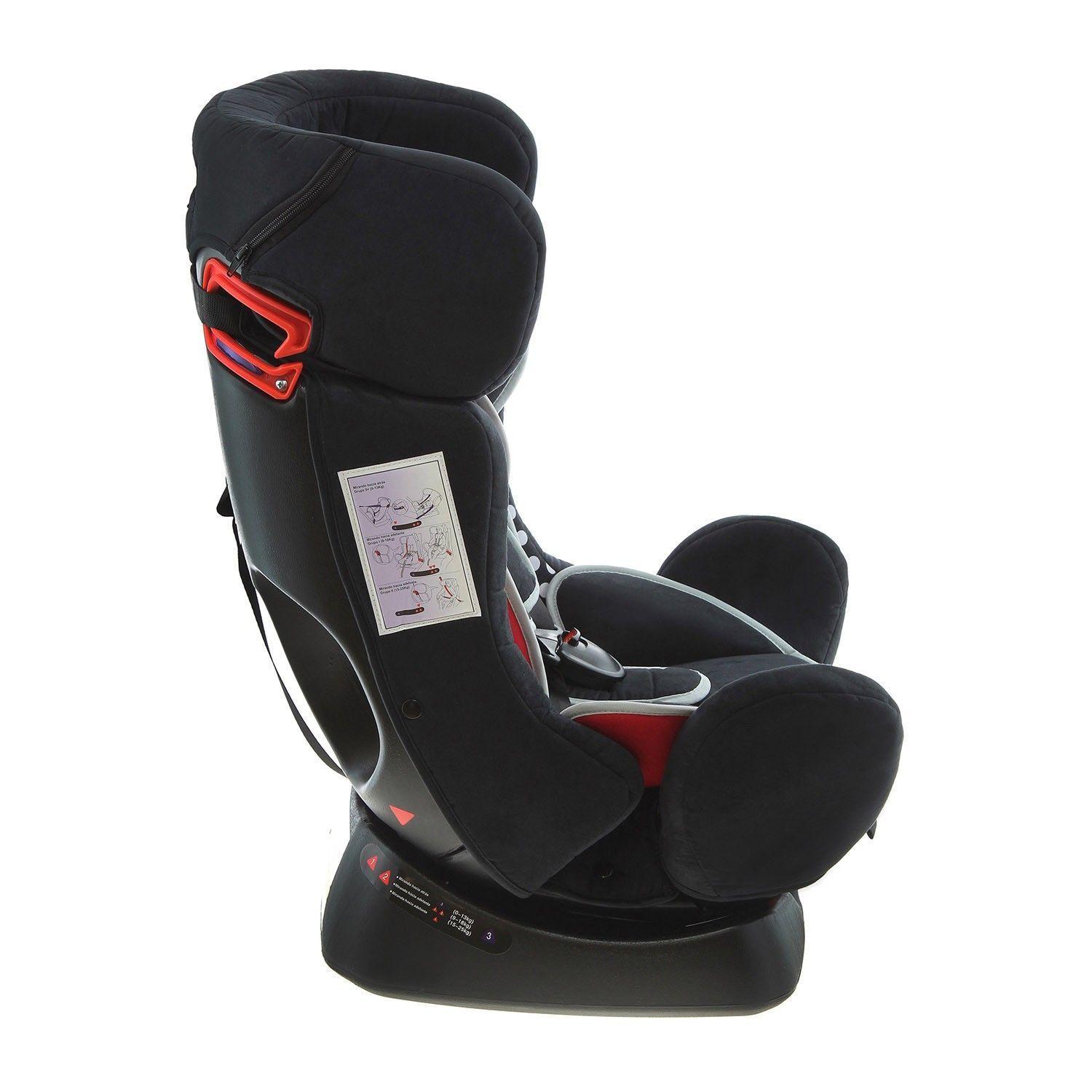 Butaca De Auto Baby Way Reclinable Bw-742 Negra/Bco-4