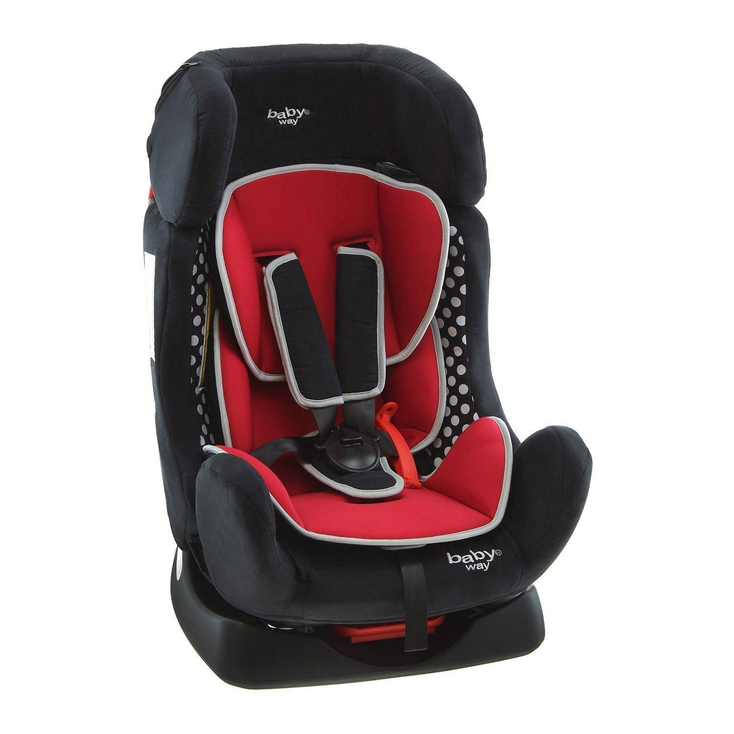 Butaca De Auto Baby Way Reclinable Bw-742 Negra/Bco-2