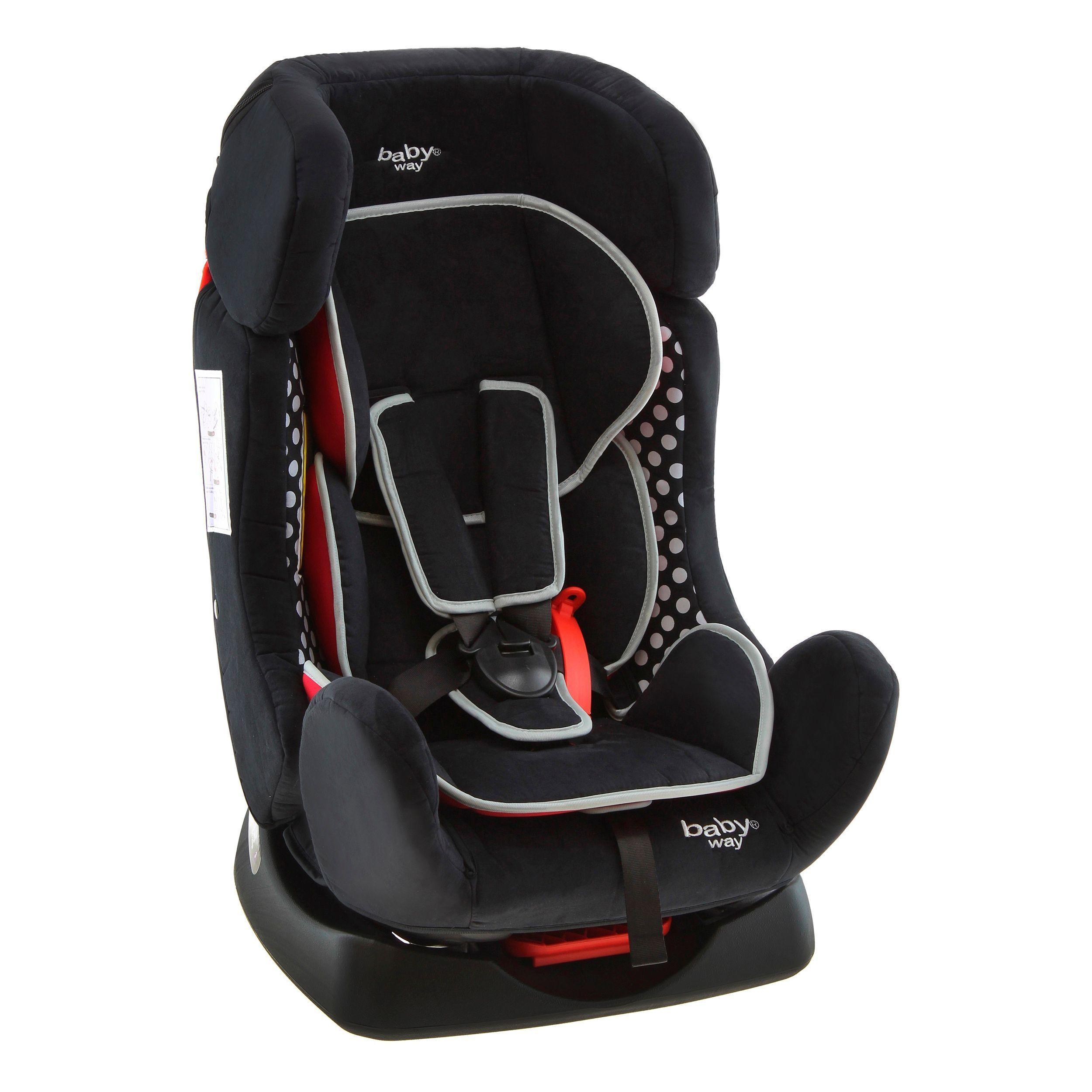 Butaca De Auto Baby Way Reclinable Bw-742 Negra/Bco-0