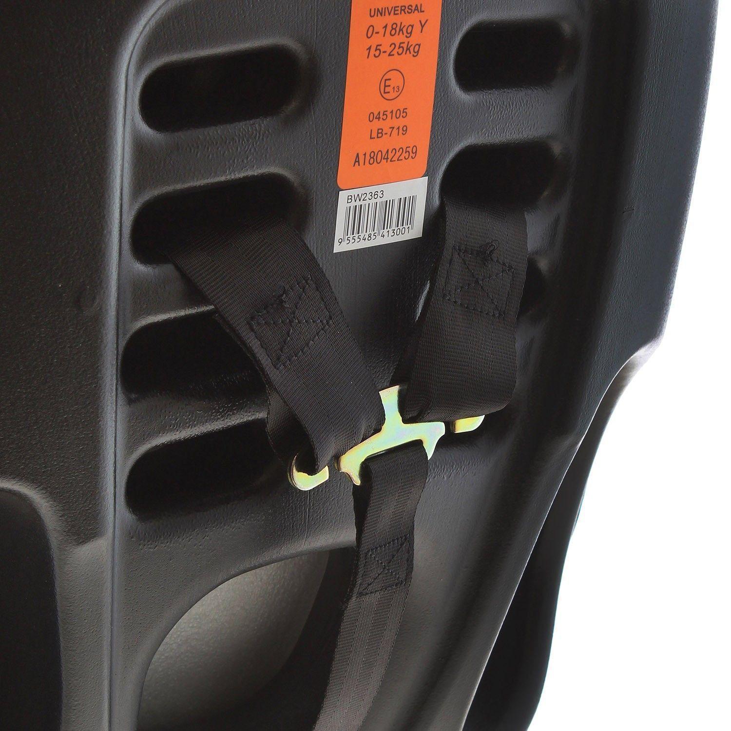 Butaca De Auto Baby Way Reclinable Bw-742 Negra/Bco-12