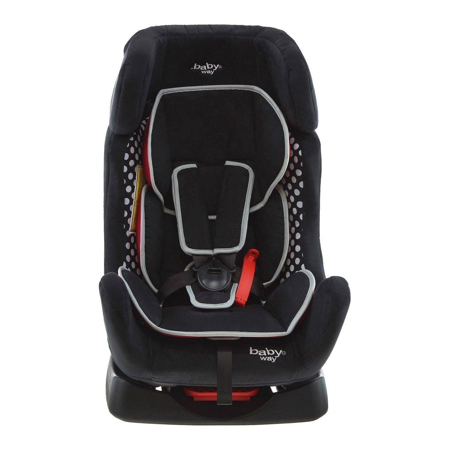 Butaca De Auto Baby Way Reclinable Bw-742 Negra/Bco-14