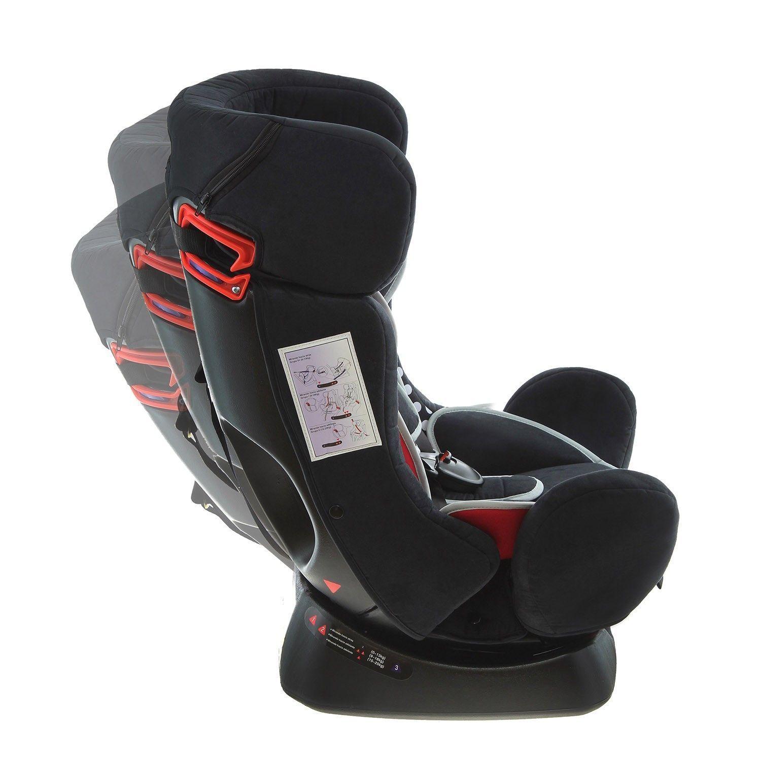Butaca De Auto Baby Way Reclinable Bw-742 Negra/Bco-10