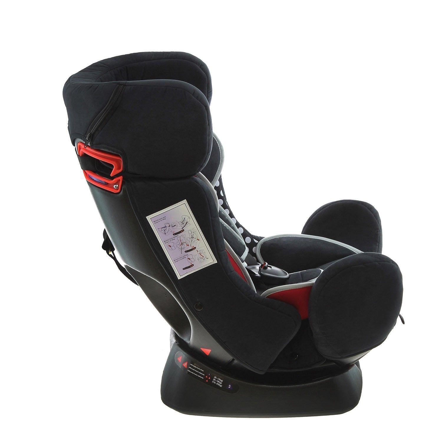 Butaca De Auto Baby Way Reclinable Bw-742 Negra/Bco-13