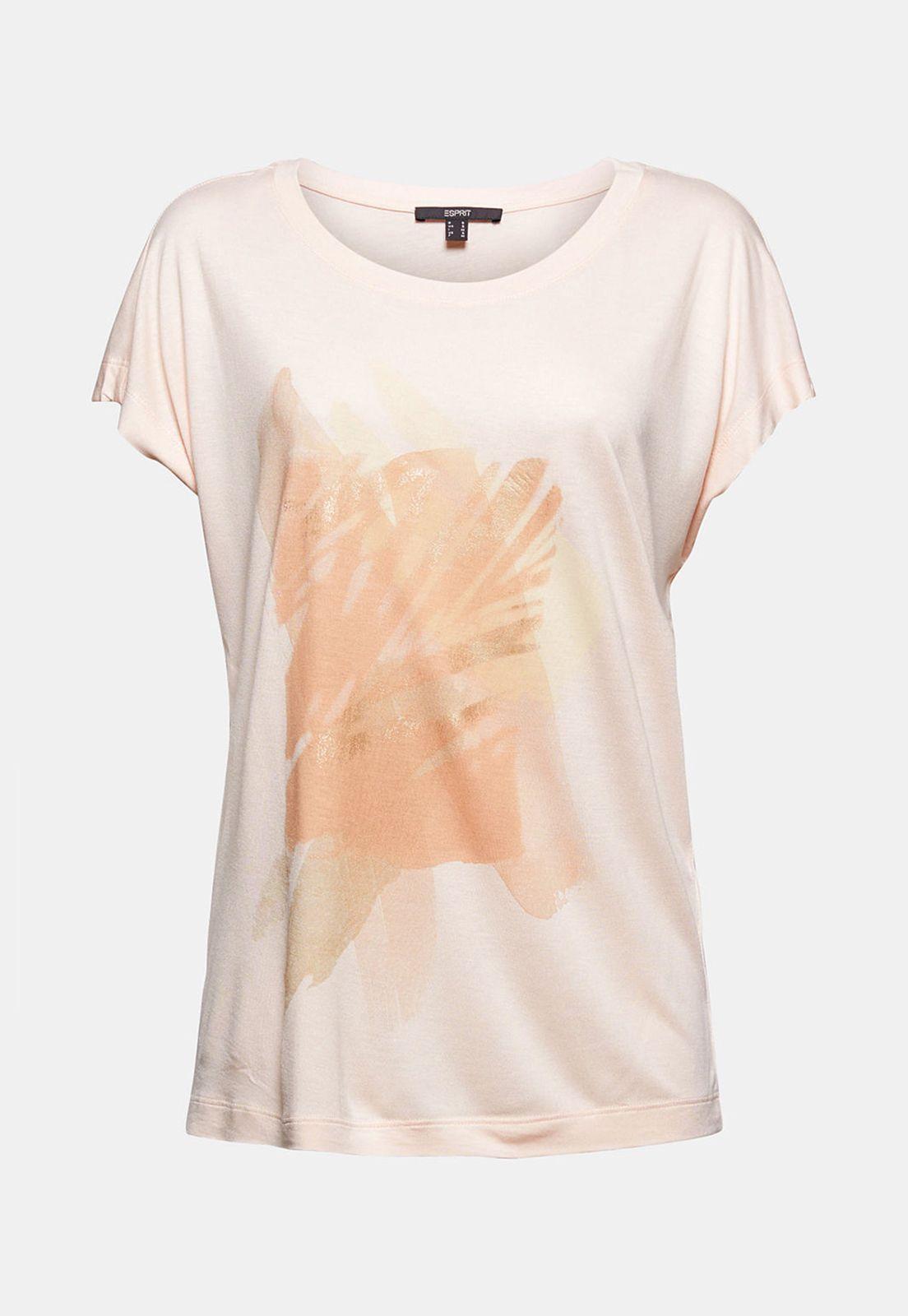 Polera Mujer Manga Corta Estampada Esprit Arena-3