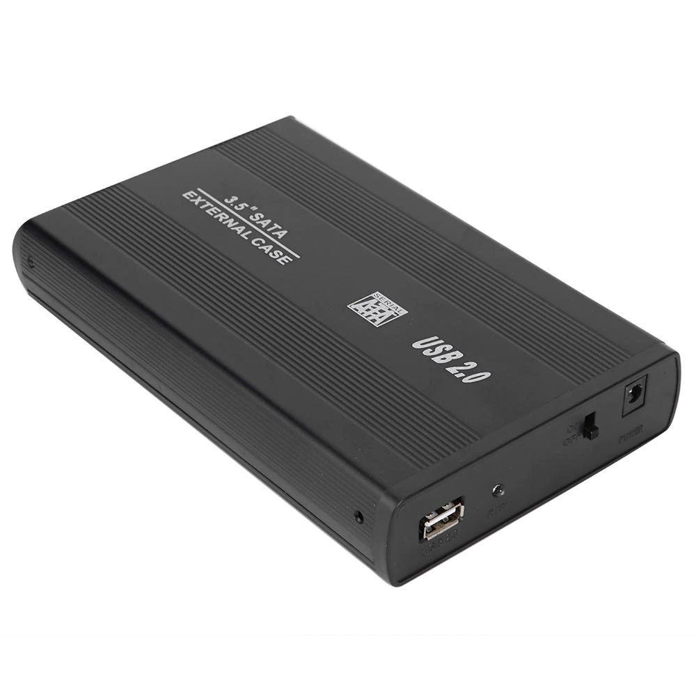 Cofre Case Disco Duro Sata 3.5¨ Usb 2.0 Aluminio Resistente-0