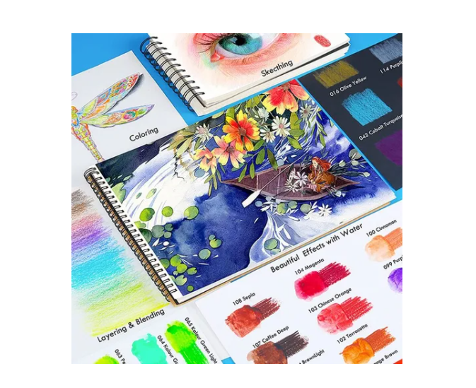 Set 120 Lapices Colore Arte Profesional Dibujo Caja Metálica-3