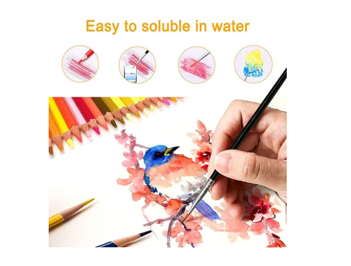 Set 120 Lapices Colore Arte Profesional Dibujo Caja Metálica-2
