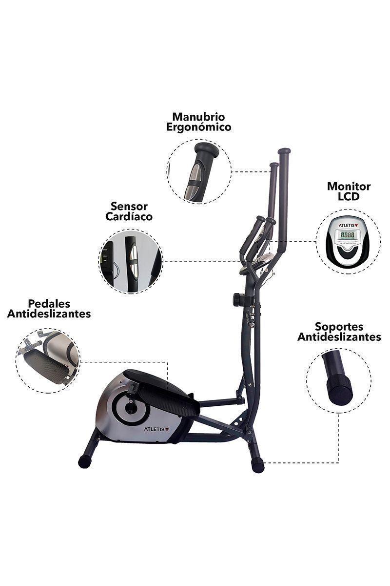 Bicicleta Elíptica Magnética Pro TF-B1700 Gris-3