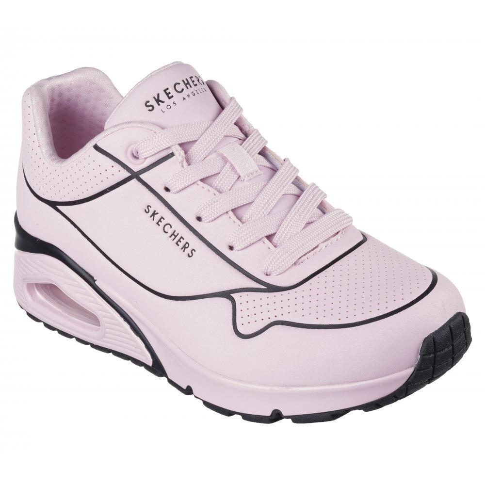 Zapatilla Mujer Uno Rosada Skechers-0