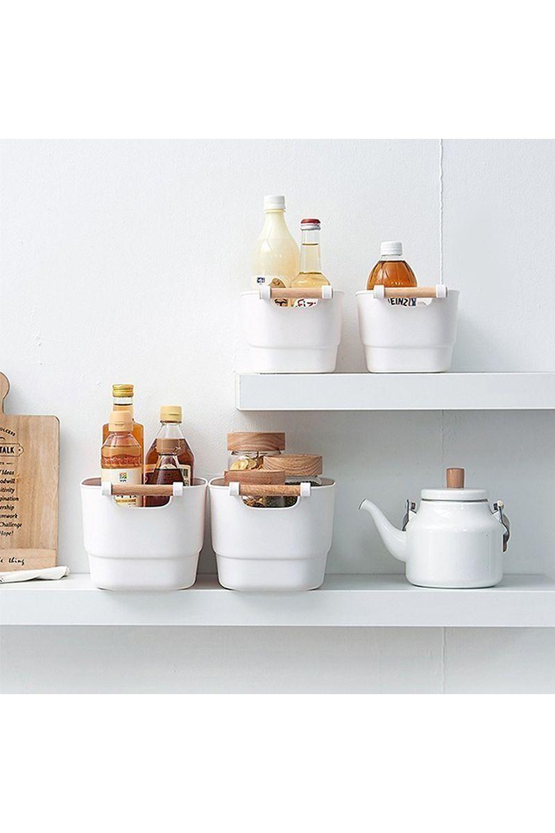 Set 3 Canastos Retro Blanco-5