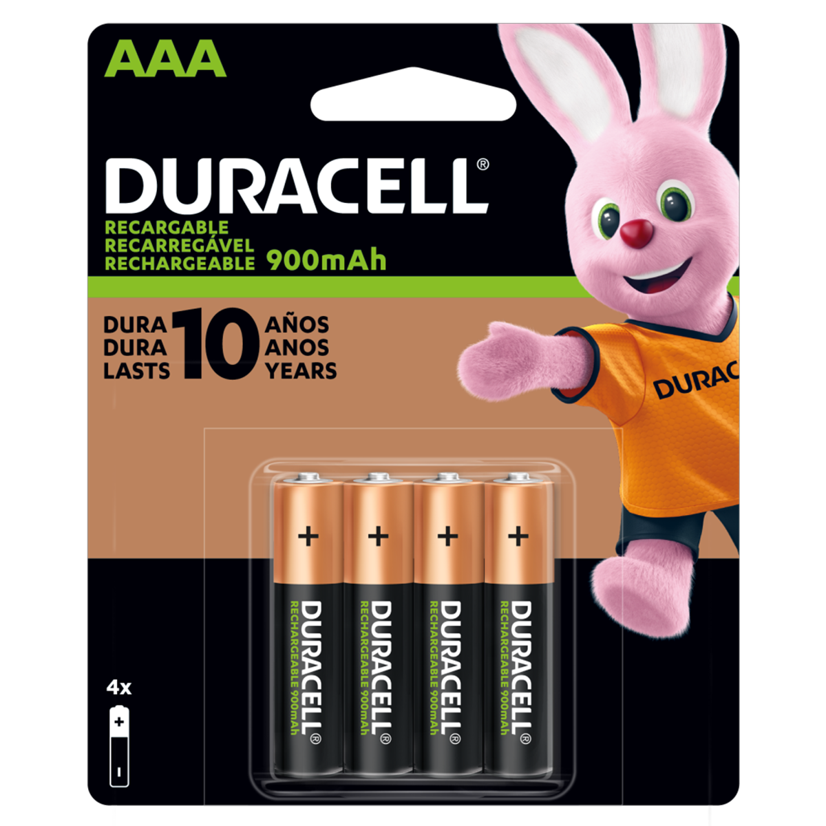 Pilas AAAx4 unidades recargables-0