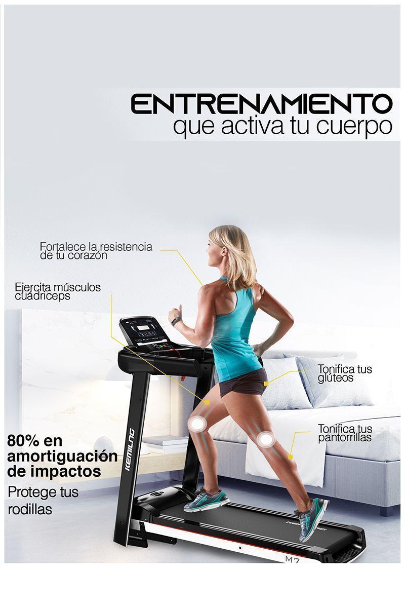 Trotadora Eléctrica Pantalla Home Fitness-4