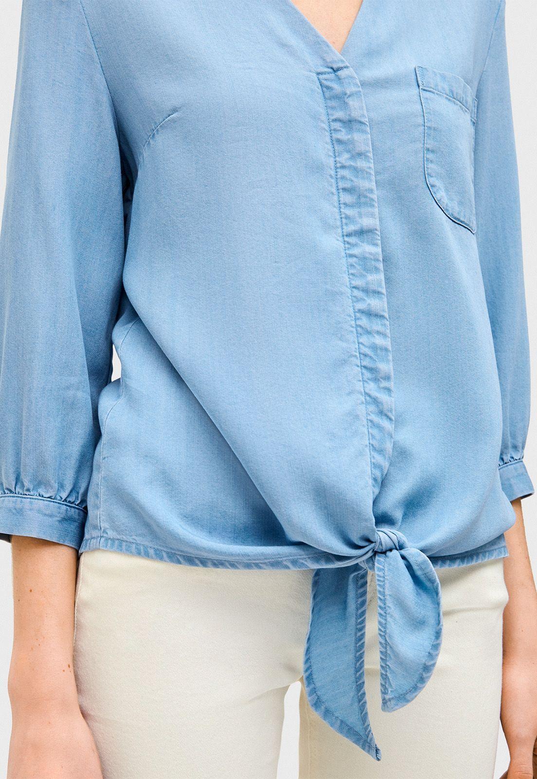 Blusa Nori Celeste-2