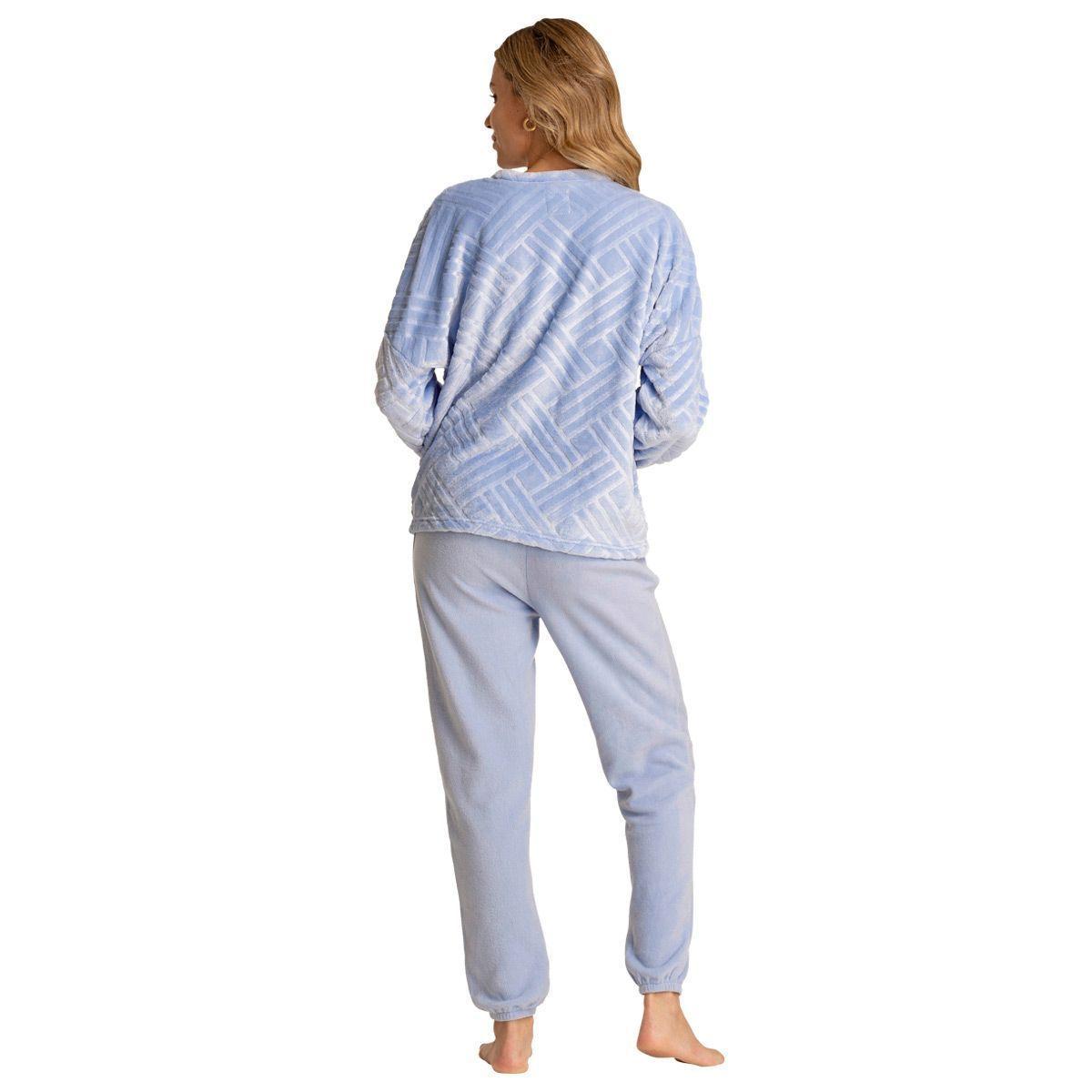 Pijama Mujer Coral Fleece Invierno M231 C1 Top-1
