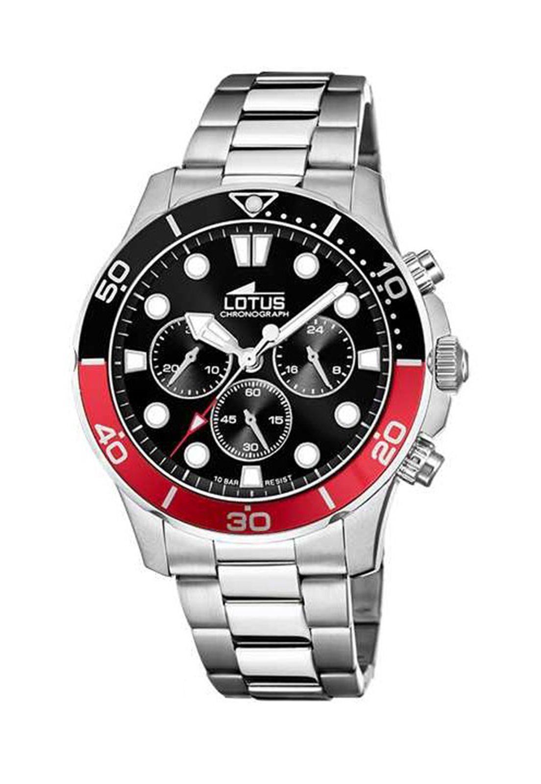 Reloj 18756/6 Lotus Negro Hombre Crono Deportivo-0