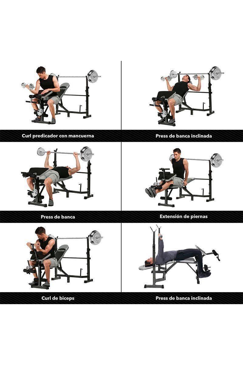 Press Banca Multifuncional Respaldo Ajustable-4