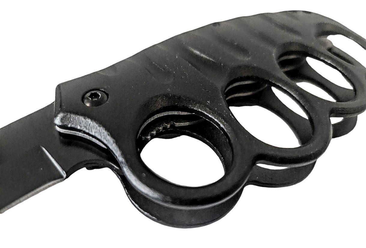 Manopla Hibrida Cuchillo Black Inferno  Asistida Am75-1