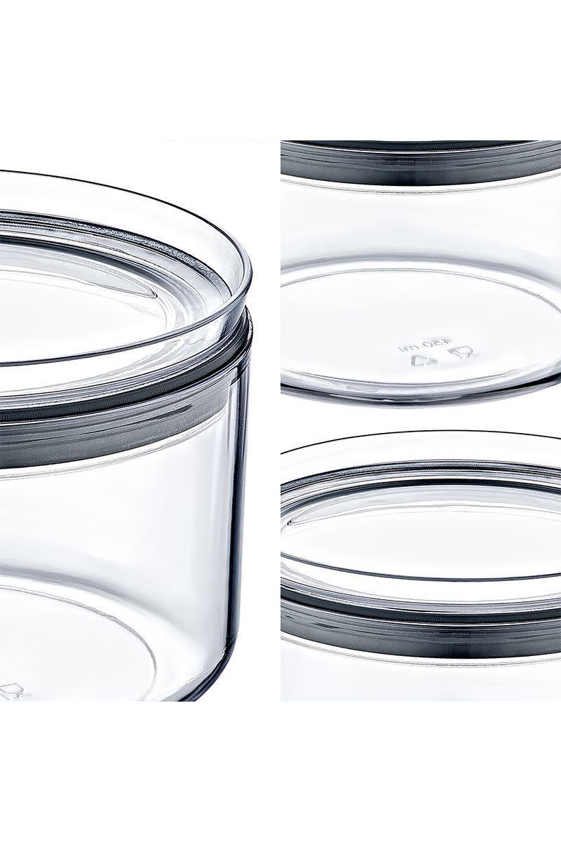 Contenedor Hermético 0,45 Lt Crystal Round-4