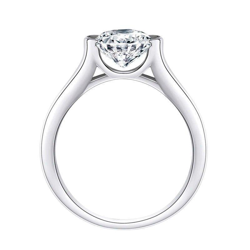 ANILLO DE COMPROMISO MORGAN BEZEL 2CT-0