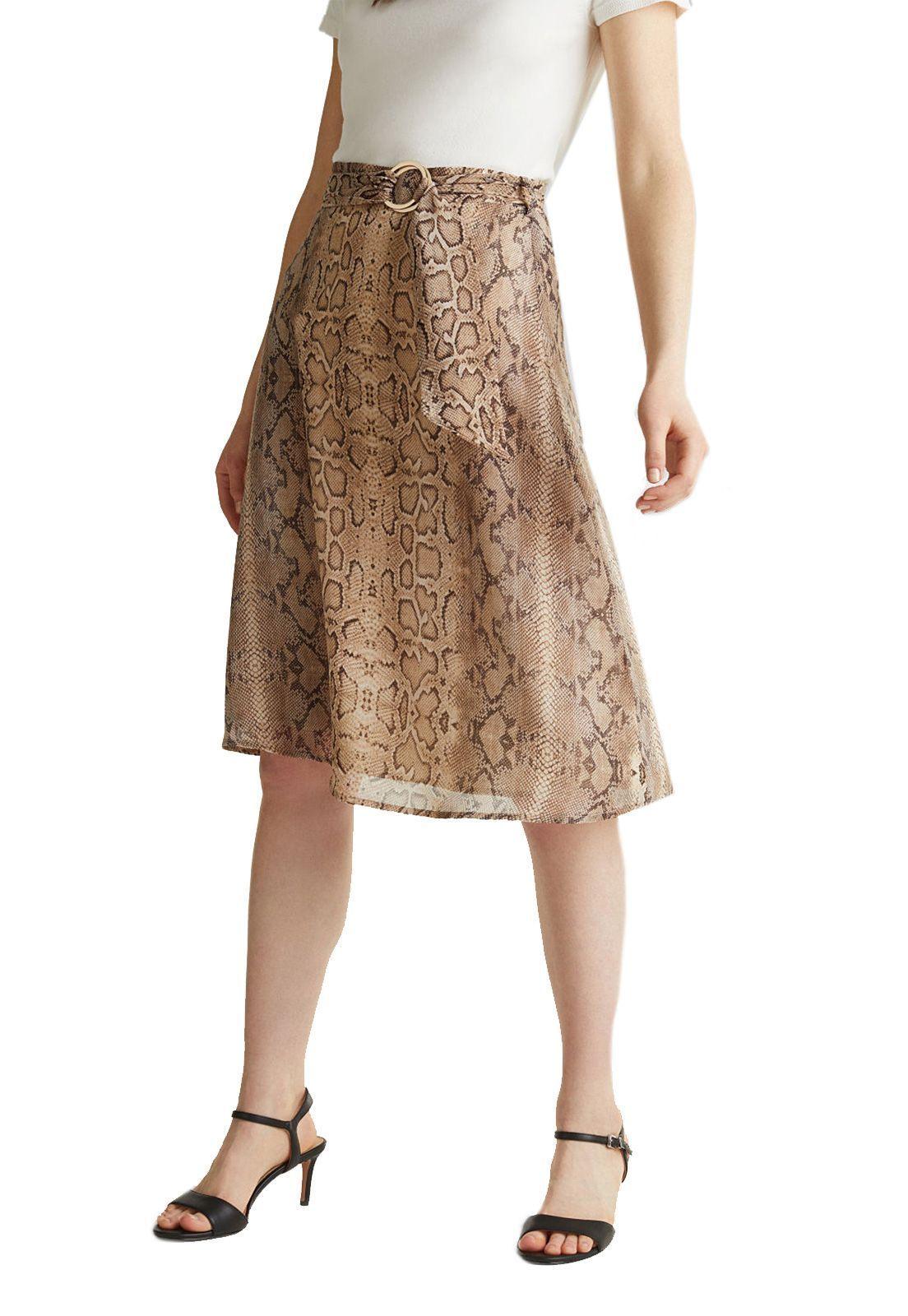 Falda animal print-5