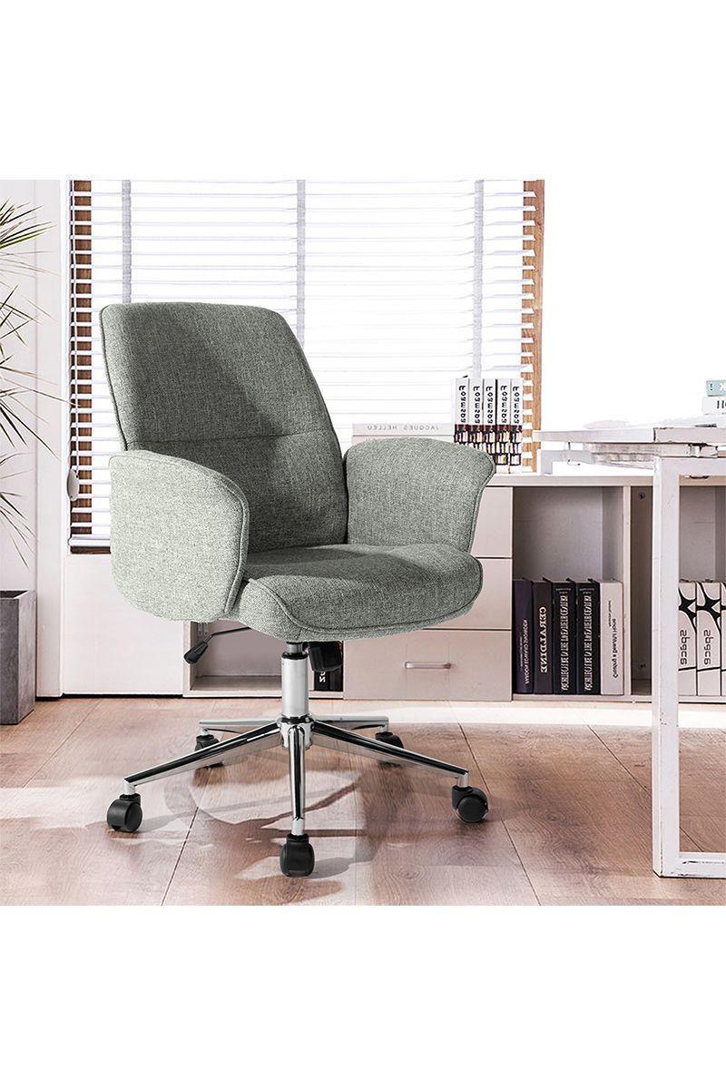 Silla de Escritorio Altura Ajustable Teodora Gris-1