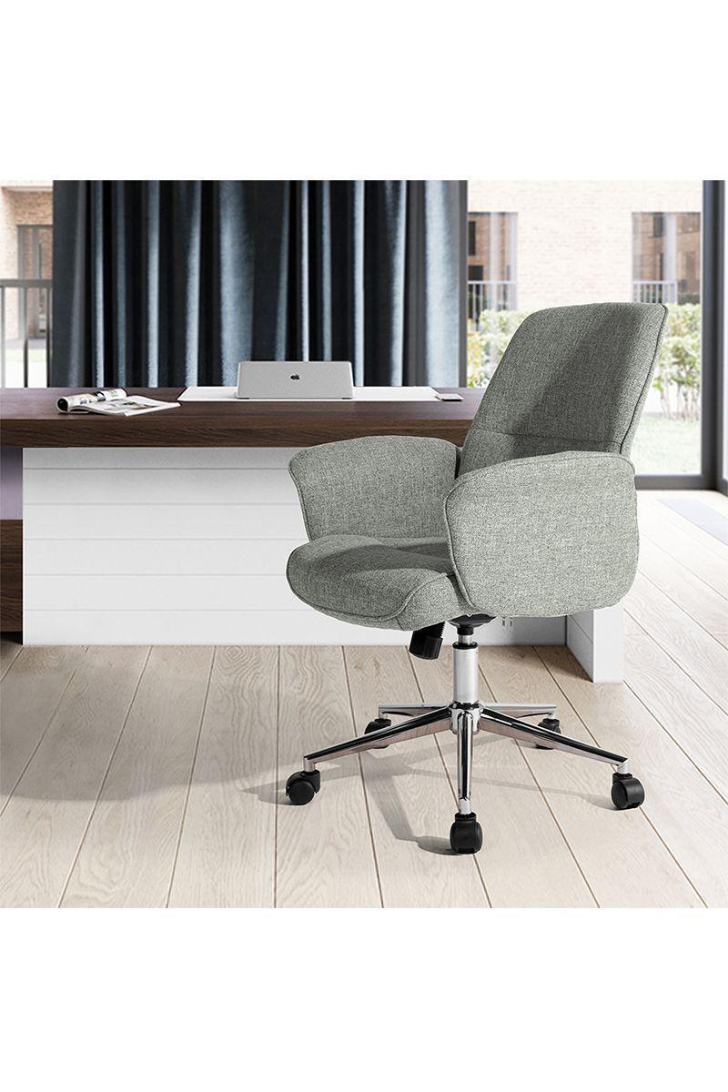 Silla de Escritorio Altura Ajustable Teodora Gris-5