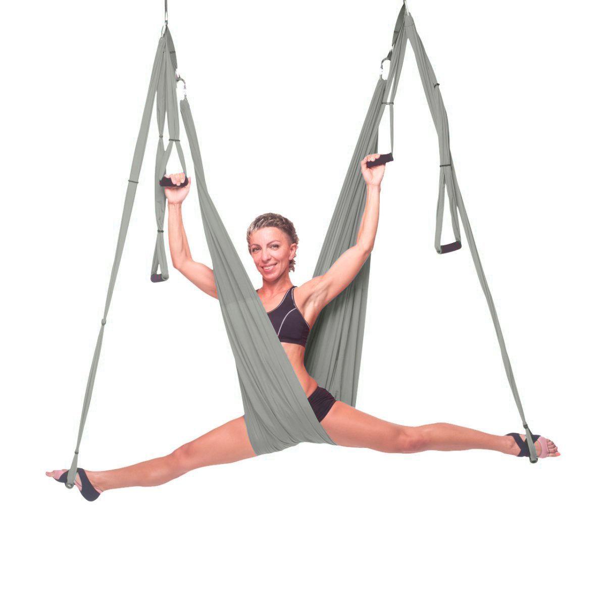 Columpio – Trapecio Aero Yoga Gris-0